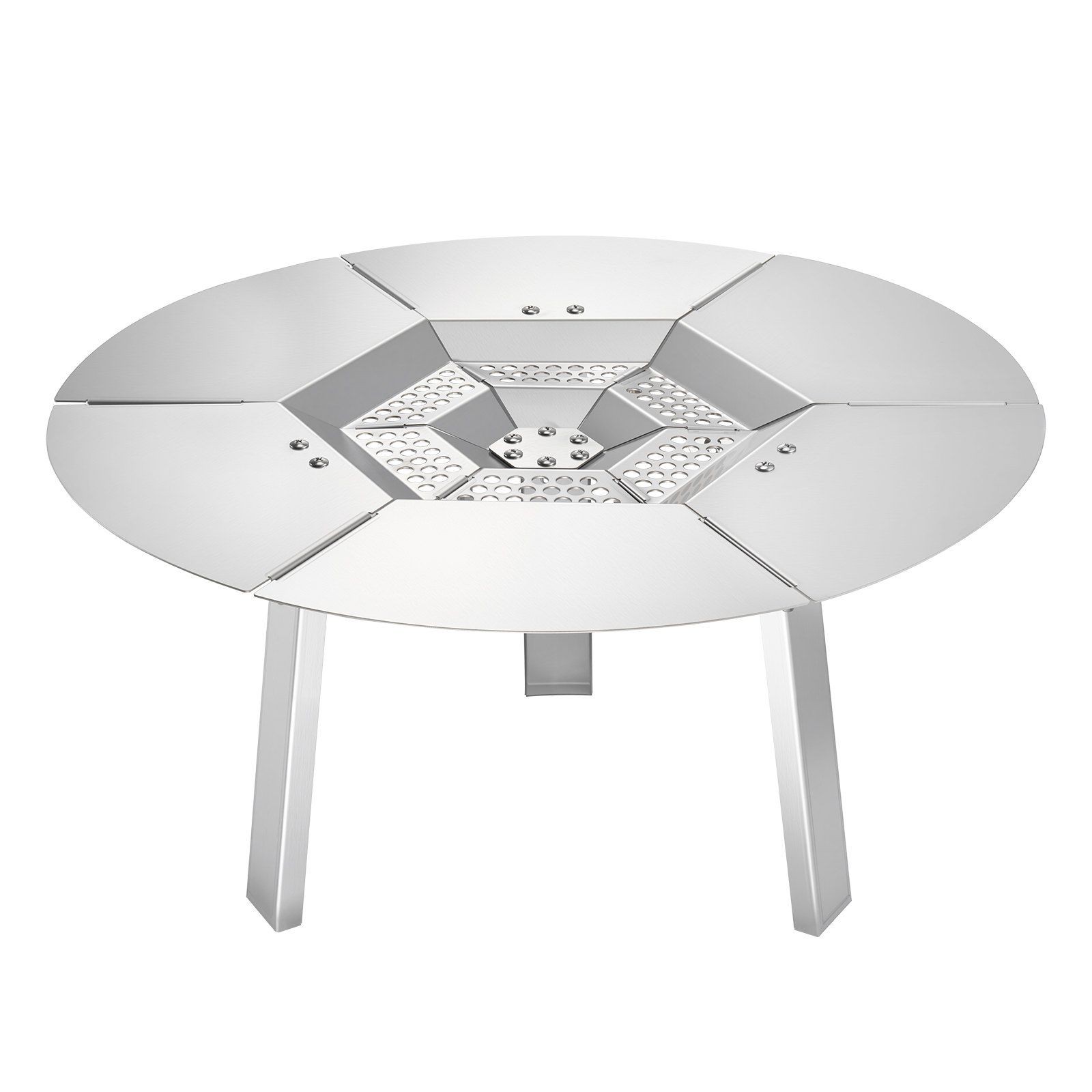 Stainless Steel Fire Pit Heat Deflector for Solo Stove Yukon 20 in Bonfire