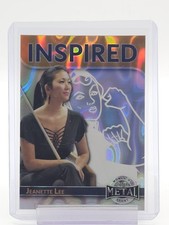 JEANETTE LEE 2025 LEAF METAL INSPIRED ORANGE LAVA #IB-16 1/1 Q7133