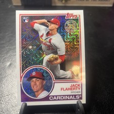 2018 Topps Silver Pack 1983 Topps Design Chrome Series 1 Jack Flaherty #14 (RC)