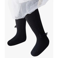 Zando Cozy Baby Tights Girls Black Size 2T - 4T