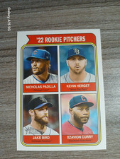 2022 Rookies Pitchers Topps Nicholas Padilla-Jake Bird-Kevin Herget #495