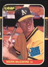 1987 Leafdonruss 46 Mark Mcgwire Rr - Bb