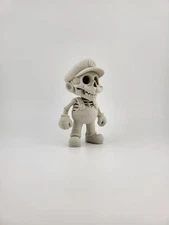 Skeleton Plumber Figure - Inspired by Super Mario - 3D Printed Gamer Decor