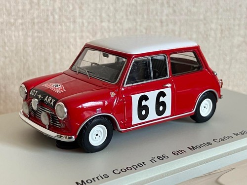 Spark 1/43 Morris Cooper #66 Monte Carlo Rally 1963 Diecast Model Car Collectibl - Picture 8 of 14
