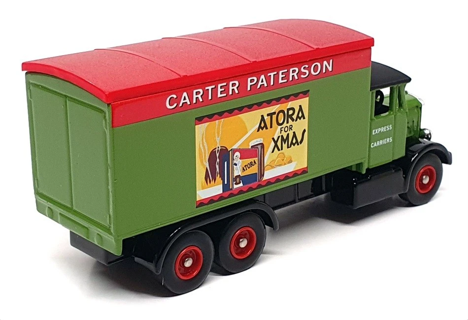 Lledo 1/76 Scale DG044031 Scammell 6W Box Van (Carter Peterson) Green/Red/Black - Image 2 of 4