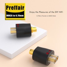 MMCX Male to 0.78mm Female Adapter Universal IEM Cable Compatibility