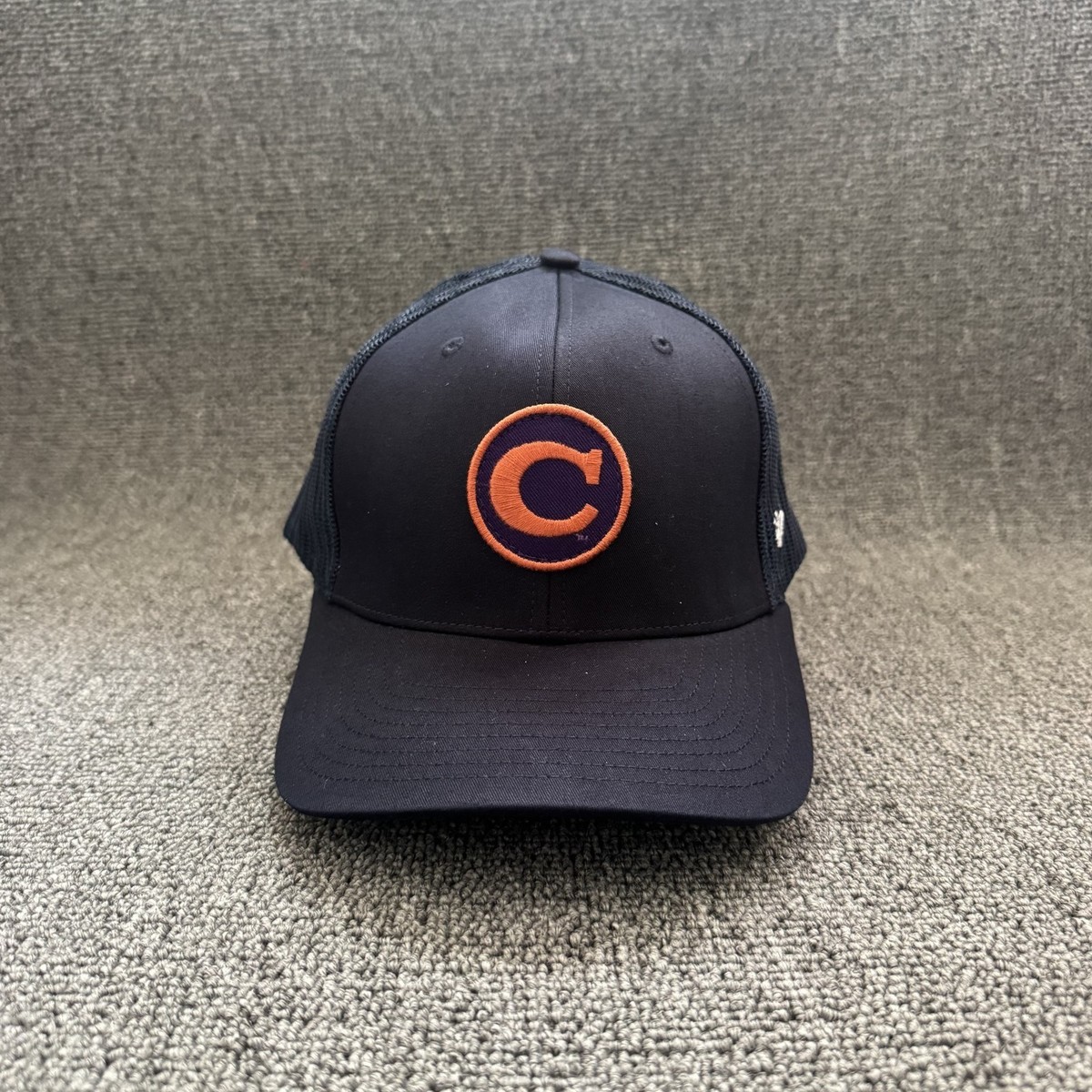 '47 Brand Chicago Bears Trucker Snapback Navy Orange Hat Mesh Back