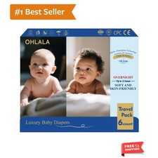 Diapers Size 6 Skin-Friendly  Leakproof  Hypoallergenic  Fragrance-Free  ...