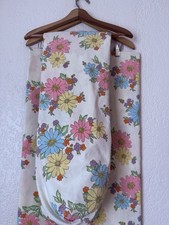 Vintage 70s Wabasso Flower Power Twin Sheet Set NWOT Deadstock Daisy Floral