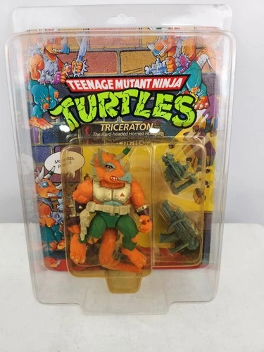 Triceraton Teenage Mutant Ninja Turtles TMNT 1990 Playmates New Unpunched Protec