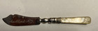 Antique Vintage Sterling Silver Master Butter Knife Monogrammed. — photo 3