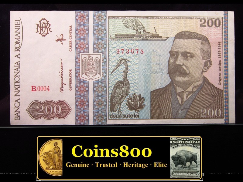 Romania 200 Lei 1992 P100 Unc România Socialist Republic Banca Nationala 1g3678