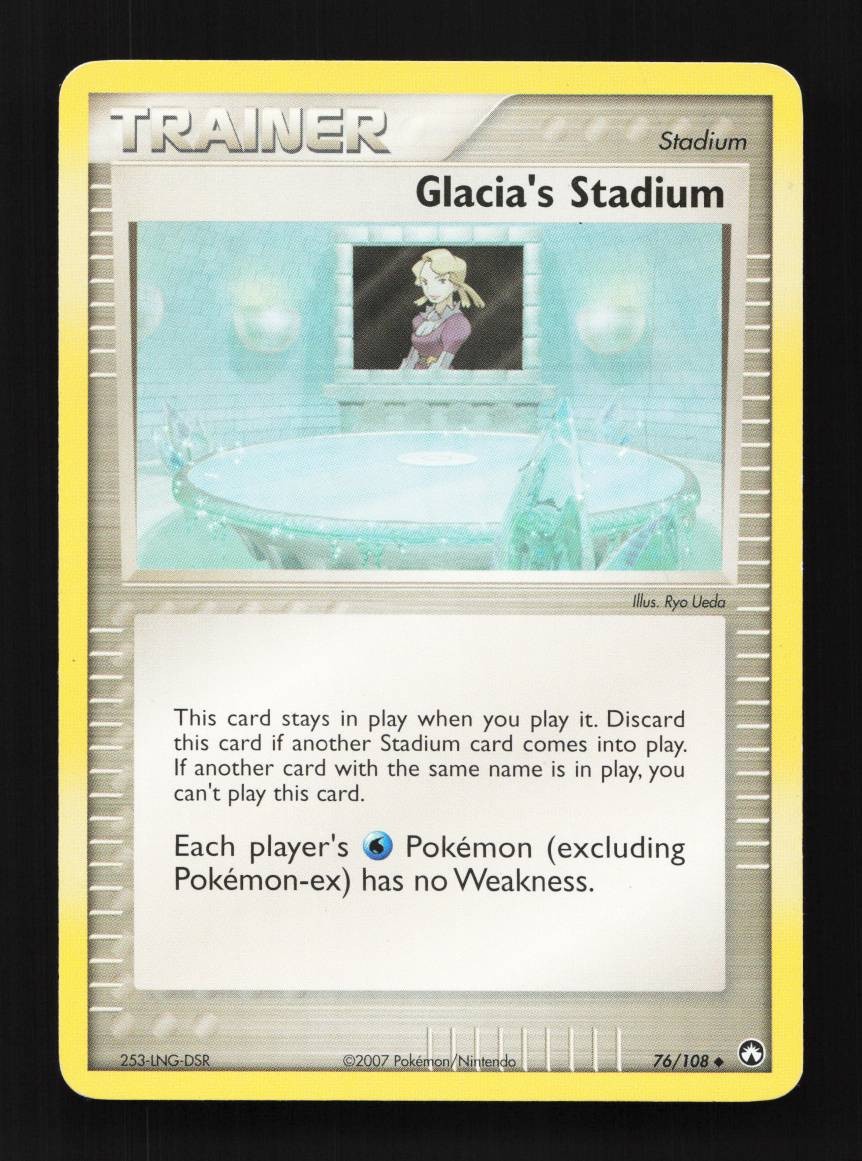 Glacia's Stadium 76/108 MP EX Power Keepers English Pokemon Card TCG