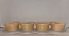 4 PC Vintage Fire King 6 oz Peach Lustre Dessert Custard Berry Sauce Cups #424