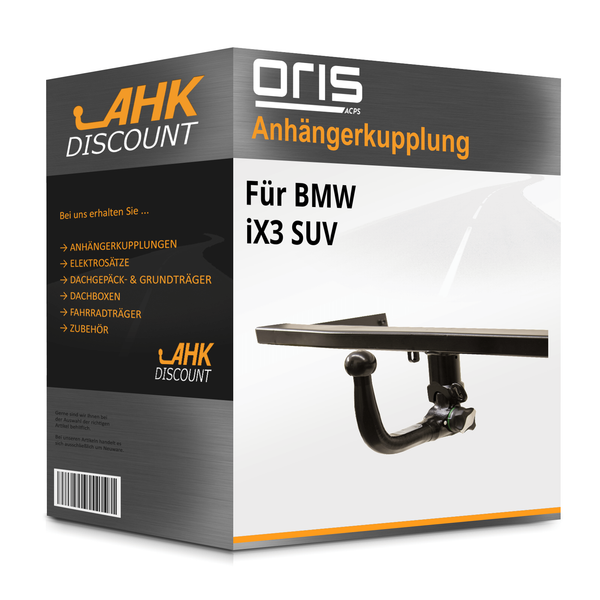 für BMW Ix3 SUV 07.2020-Jetzt Oris AnhäNgerkupplung Abnehmbar NEU-image