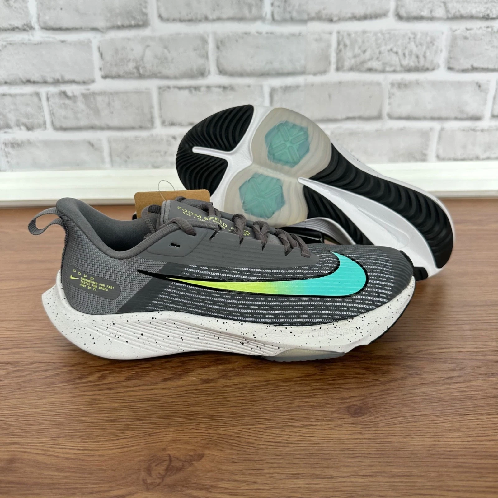 ❤️Scarpe da allenamento Nike Air Zoom Speed 2 GS Youth Running taglia 4 5 anni grigie DC5148 002