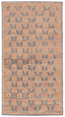Vintage Hand-Knotted Area Rug 3'8'' x 6'10'' Traditional Wool Carpet