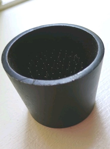 Vintage Black Metal Flower Frog 1.75 wide x 1.75 tall