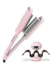 Curling Iron Hair Crimper Waver-TYMO ROVY Beach Waves Curling Wand,Ionic-Sealed