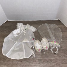 Vintage Briarberry Bear Wedding Dress Shoes Vail Fisher Price