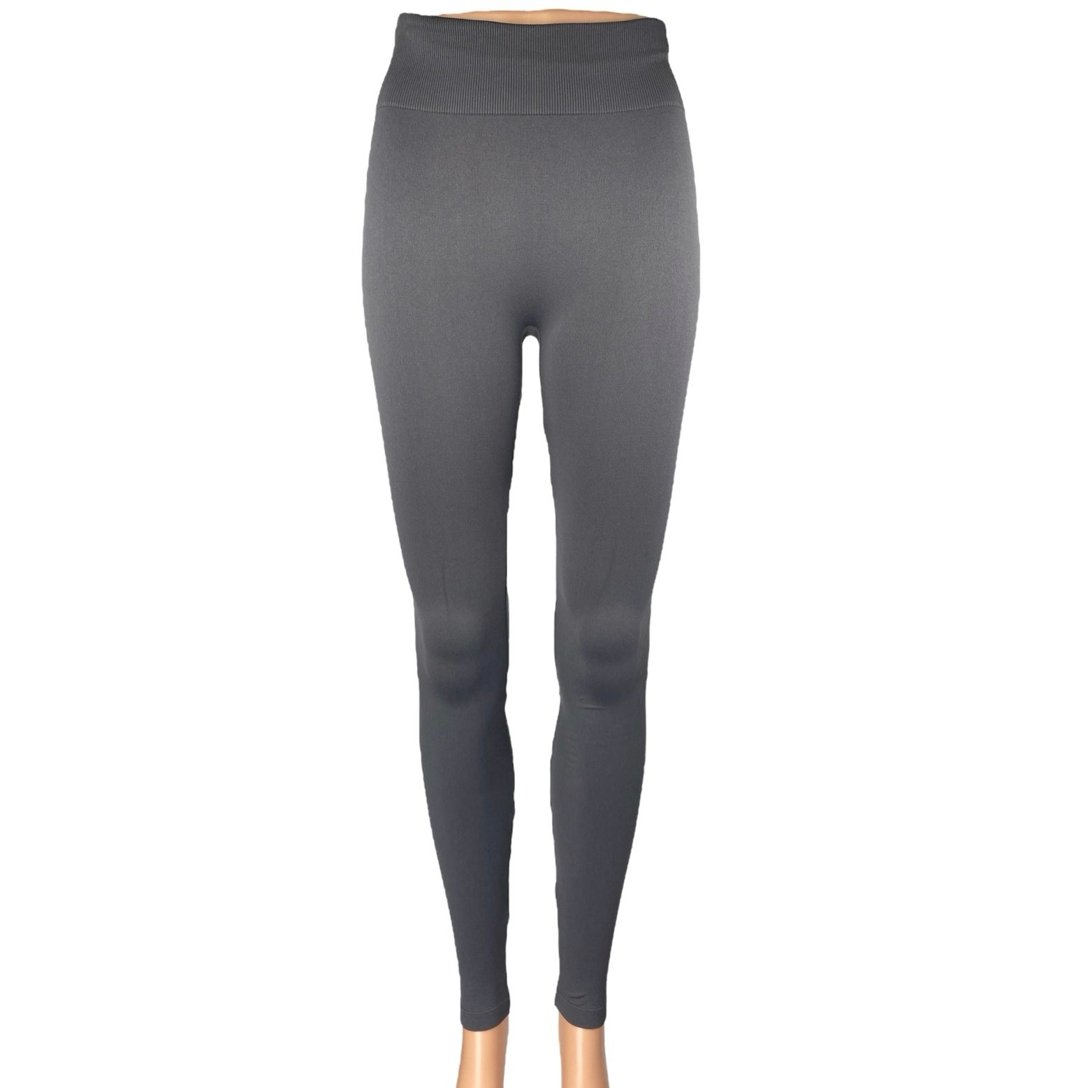 ALTRA & Other Stories Pantaloni Leggings Yoga Nero Mid Rise Skinny Activewear Allenamento XS