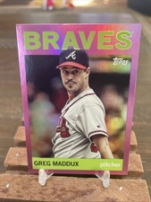 2025 Topps Archives - 1964 Topps Greg Maddux #42 Pink Foilboard