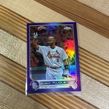 2022 Topps Chrome Update Albert Pujols Purple Refractor #USC50 - Cardinals