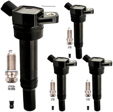 UF651 Ignition Coil Pack 27300-2E000 and Iridium Spark Plugs 18851-11070 Set of