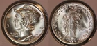 1942 S Mercury Dime SUPERB GEM BU! From an OBW ROLL 42S1283