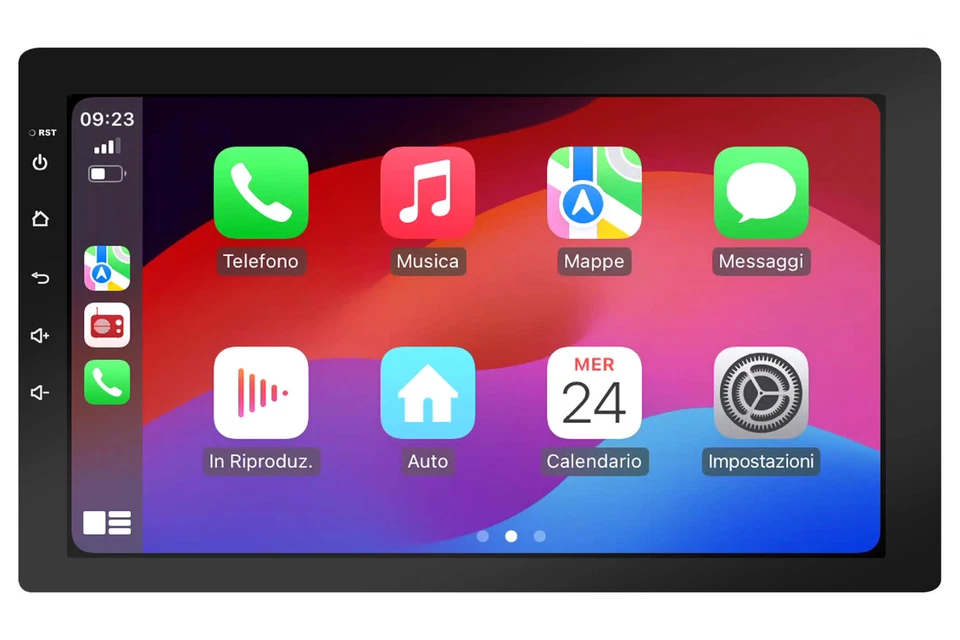 PHONOCAR VM053 STEREO SCHERMO AUTORADIO UNIVERSALE CARPLAY ANDROIDAUTO BLUETOOTH - Immagine 2 di 4