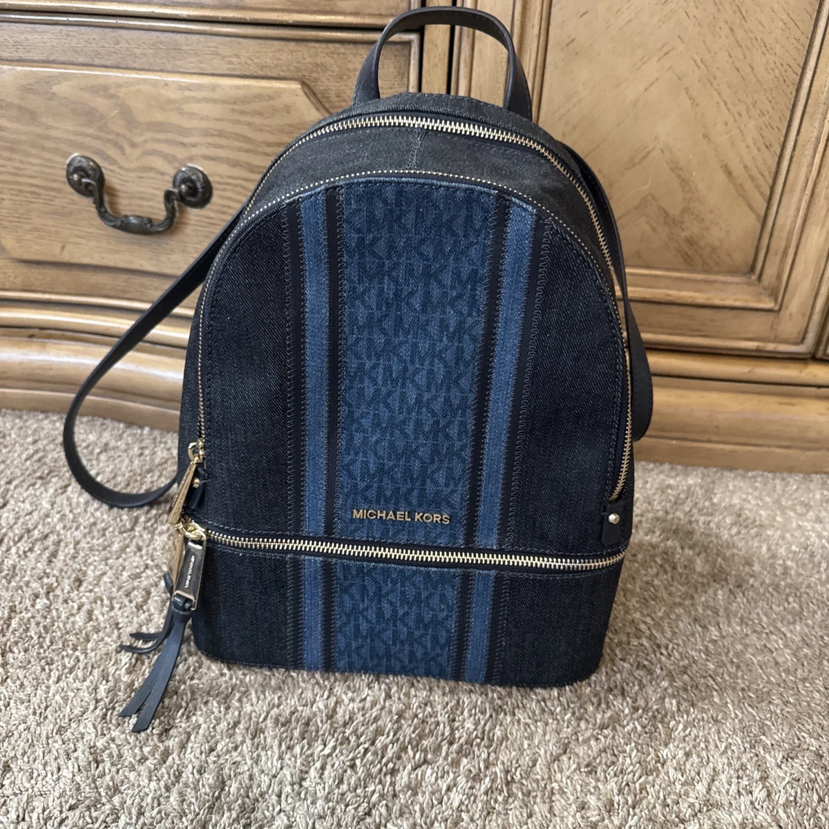 Michael Kors Backpack Blue Bags & Handbags for Women for sale - eBay
