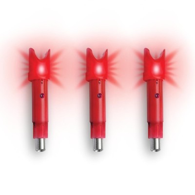 TenPoint Alpha-Blaze HPX Lighted Nock, Red - Pack of 3 - Track Your Point of ...
