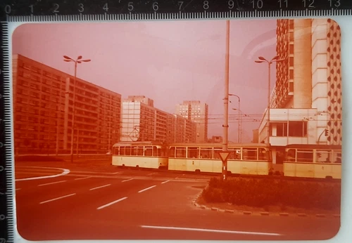 Original photo East Berlin tram 1970s 1977 GDR