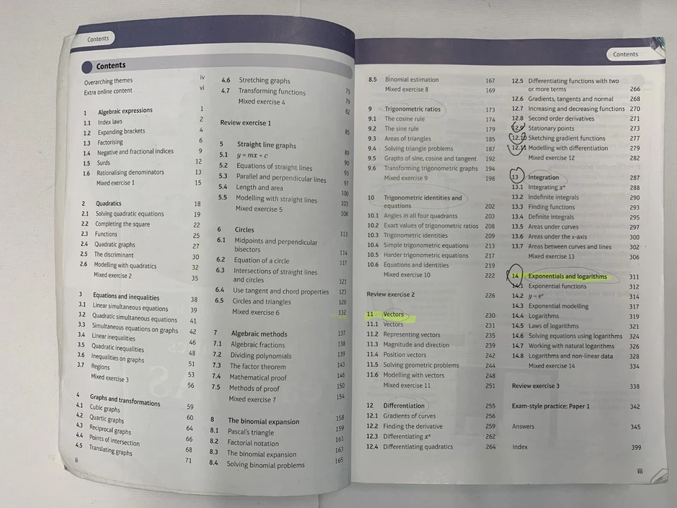 Pearson Edexcel AS A Level Maths - Pure Mathematics Year 1 AS & Year 2 - Image 4 of 4