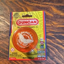 Duncan Butterfly Yo-Yo Orange 3124BU Ages 6 Age Level 4-7 8-11 2022