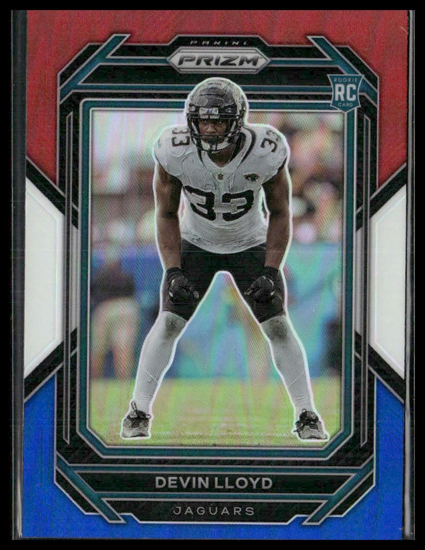 2022 Panini Prizm #376 Devin Lloyd Red White and Blue
