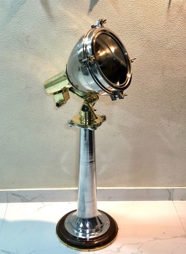 Ambient Stage Light Steel and Brass Fitting Spot Light Fixture Lot of 5
