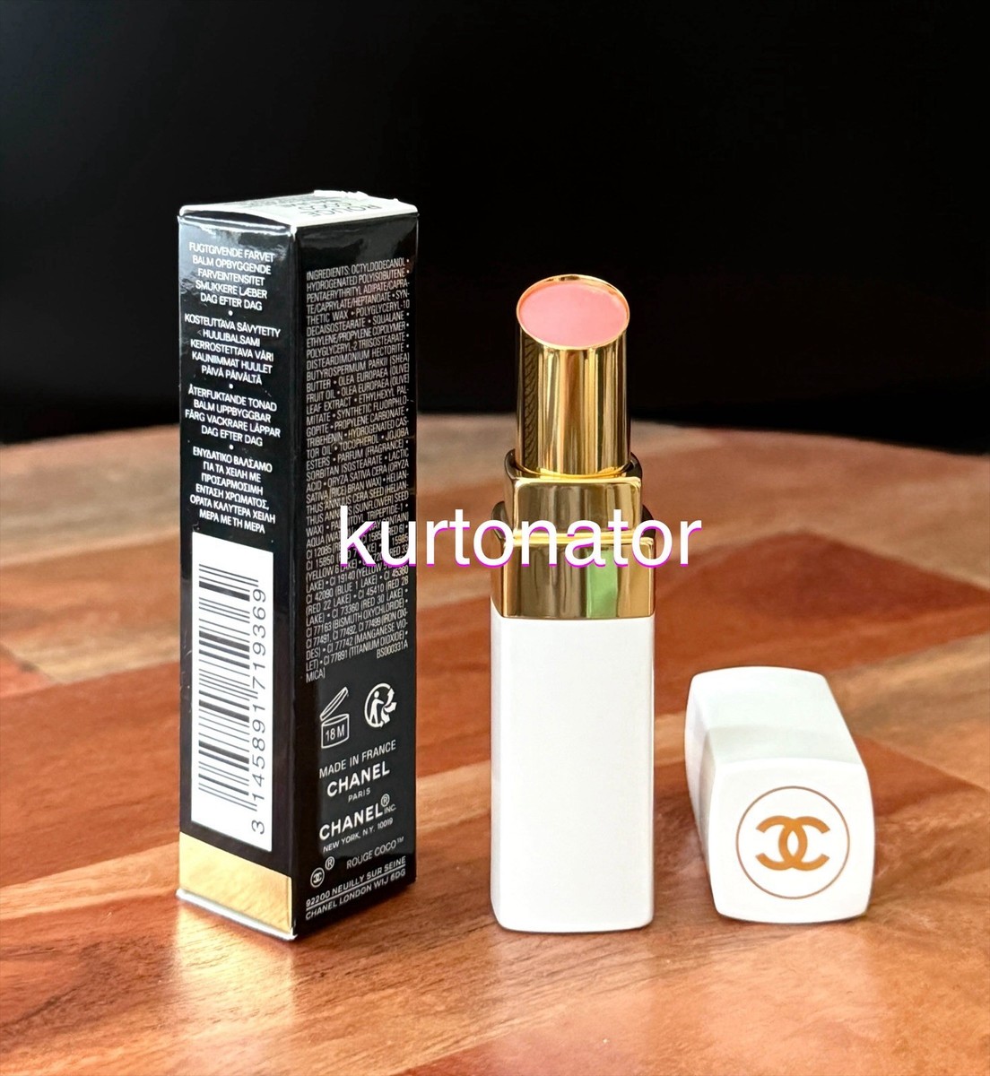 Chanel Rouge Coco Baume 936 CHILLING PINK Lip Balm Tinted HTF Rare