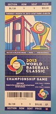 2013 World Baseball Classic Final Championship Ticket - 3/19/2013