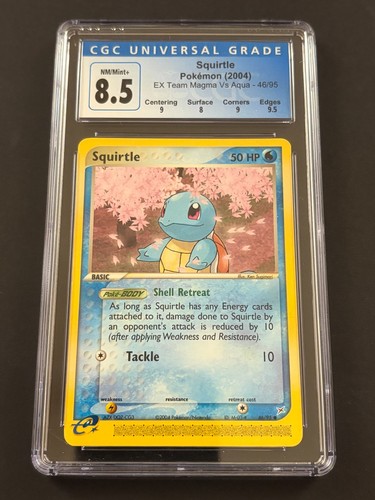 Squirtle graded CGC 8.5 for sale on eBay