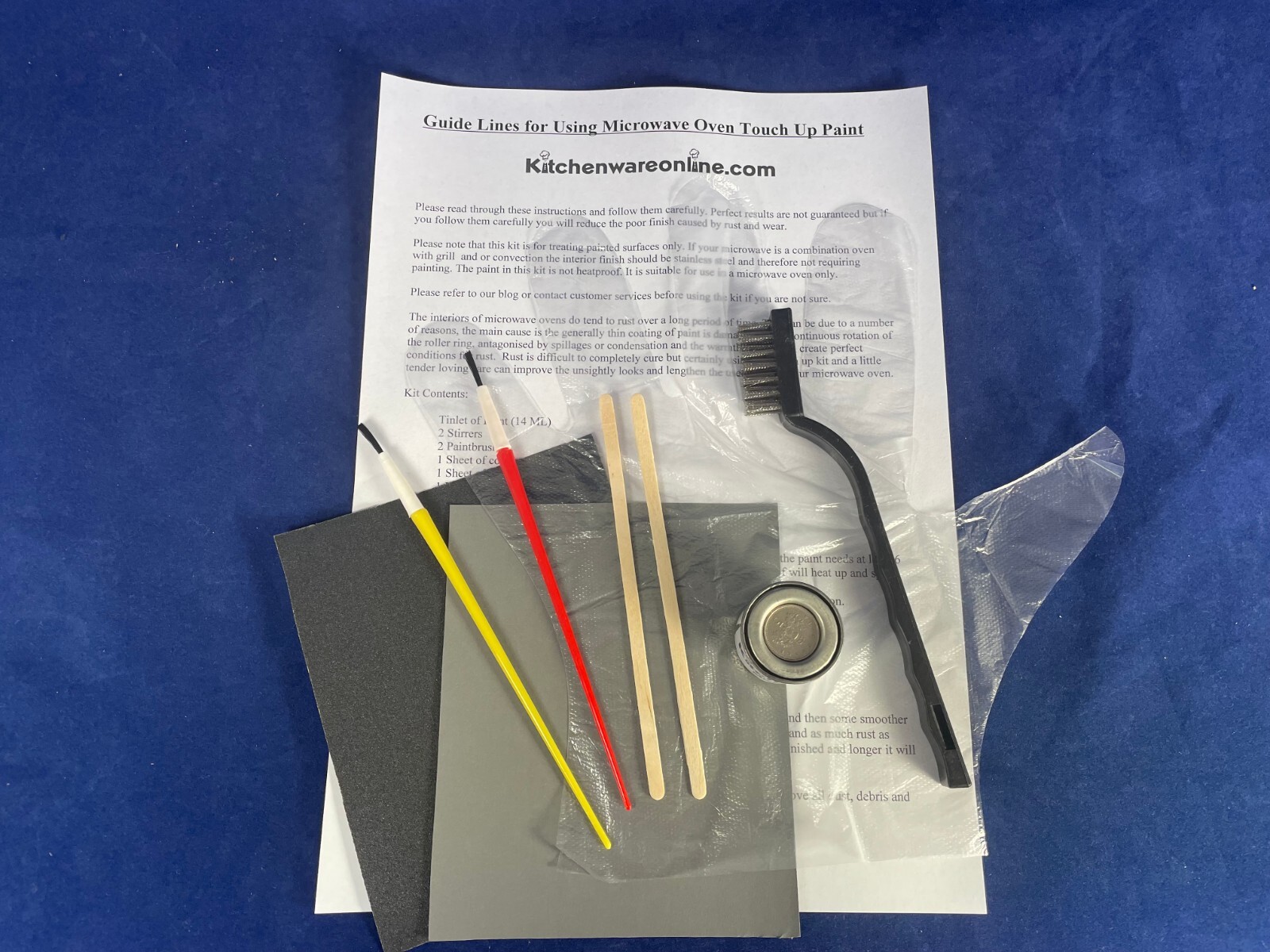 Microwave oven paint touch up kit White new improved version eBay