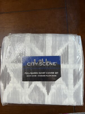City Scene Full/queen Duvet Cover Set