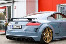 Gefräster Heckdiffusor Heckansatz aus ABS passend für Audi TT RS 8S Facelift