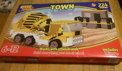 NEW BEST LOCK CONSTRUCTION TOWN 224 PIECES WORKS WITH OTHER BRANDS kids Blocks