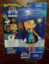 BendyFigs Space Jam: A New Legacy - LOLA BUNNY 6" Figure with Display Stand!