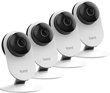 Kami by YI 4pcs Security Home IP Camera 1080p WiFi Wireless Indoor Surveillance 