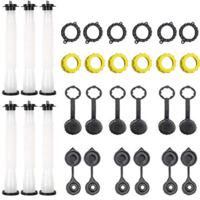 6 Pack- Replacement Gas Can Spout Old Style fits Midwest, Scepter & More