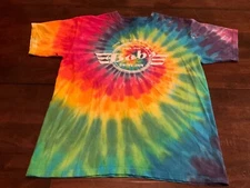 SUNDOG RAINBOW TIE DYE BOB’S DRIVE INN T-SHIRT ( MENS LARGE ) PREOWNED 