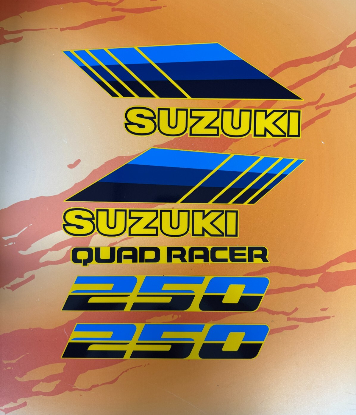 1987 Suzuki LT250R Decal Quadracer Quad Racer LT250 LT 250R Sticker Graphic