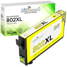 1PK T802XL Ink Cartridges for Epson Workforce Pro WF 4740 WF4734 WF 4730 Yellow